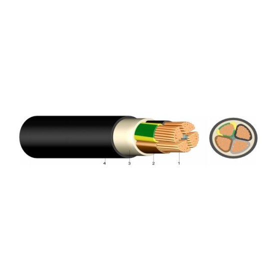 CABLU DE ENERGIE RIGID CYYF(NYY)   2X2.5