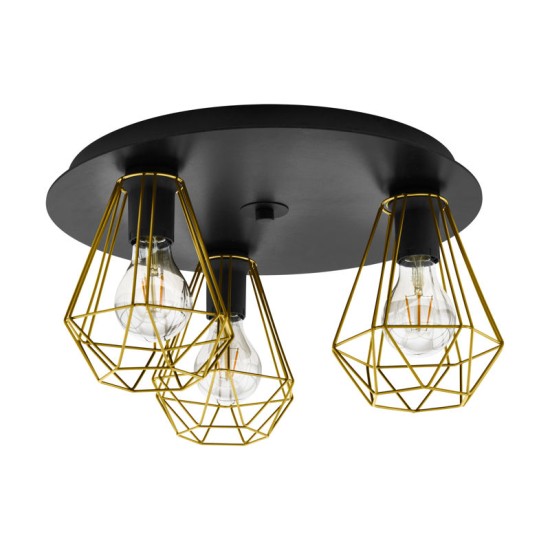 PLAFONIERA EGLO TARBES 2 43654, E27 3X40W PLAFONIERA EGLO TARBES 2 43654, E27 3X40W