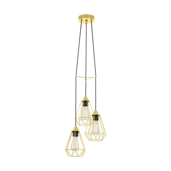LUSTRA VINTAGE EGLO TARBES 43683, E27 3X60W LUSTRA VINTAGE EGLO TARBES 43683, E27 3X60W