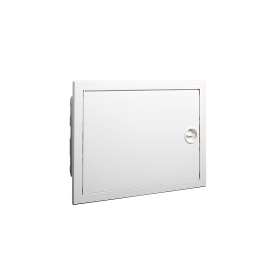 PLASTIC CONSUMER UNIT, FLAT WHITE DOOR, FLUSH-MOUNTED, IP40, 1 ROW, 12 MODULES PXF 12W PLASTIC CONSUMER UNIT, FLAT WHITE DOOR, FLUSH-MOUNTED, IP40, 1 ROW, 12 MODULES PXF 12W