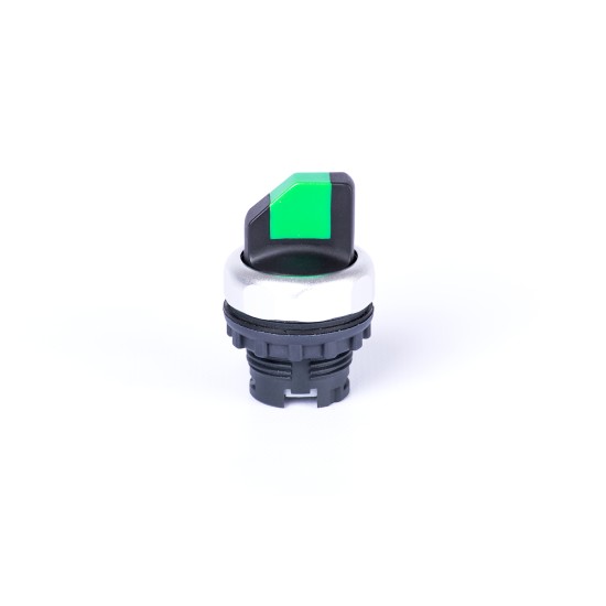 SELECTOR 3-POZITII CU MANER,  CU RETINERE, VERDE Ex9P1 S3 g