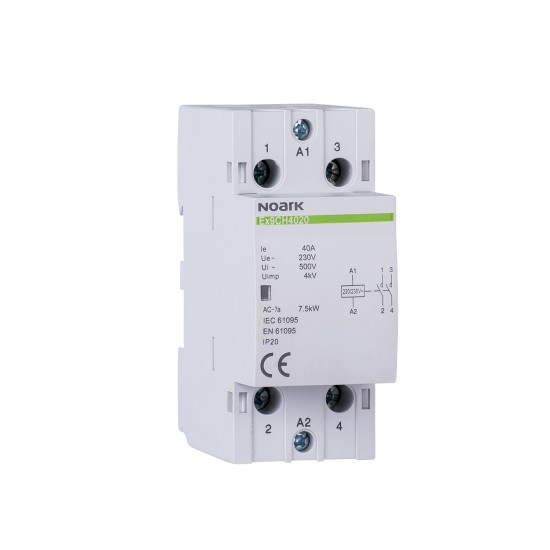 CONTACTOR DE INSTALARE, 40 A, CONT. 220/230 V, 2 NO CONTACT Ex9CH40 20 220/230V 50/60Hz CONTACTOR DE INSTALARE, 40 A, CONT. 220/230 V, 2 NO CONTACT Ex9CH40 20 220/230V 50/60Hz