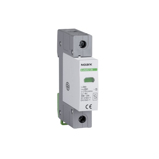 DISPOZITIVE DE PROTECTIE LA SUPRATENSIUNE EX9UE, CLASA 2 ( C ), IN=20 KA, UC=275 VAC, 1 POL Ex9UE2 20 1P 275
