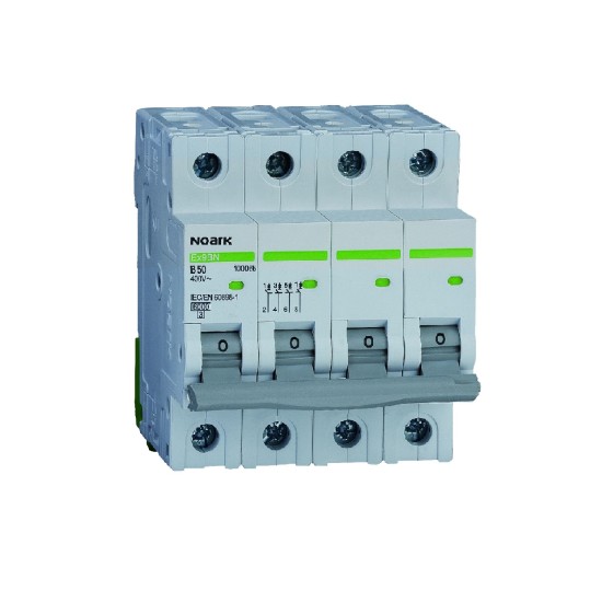 MINI-INTRERUPTOR 6 KA, CARACTERISTICA C, 25 A, 4-POLI Ex9BN 4P C25