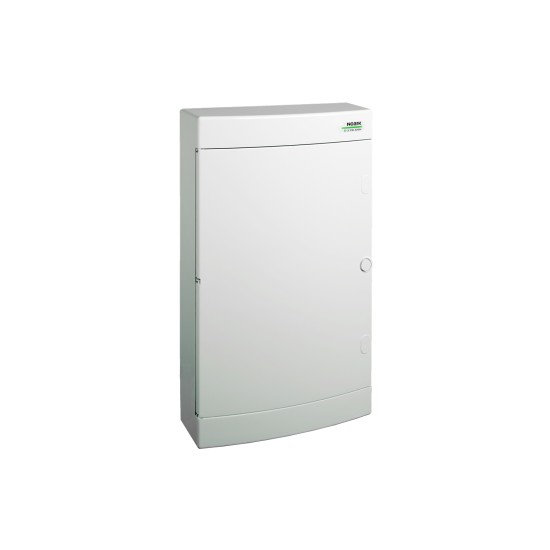 COFRET DE DISTRIBUTIE DIN PLASTIC, MONTARE APARENTA, USA ALBA, IP40, 3 RANDURI, 3X18 MODULE PNS 3x18W