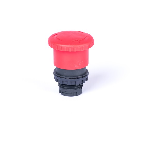 BUTON CIUPERCA OPRIRE DE URGENTA, 40 MM, CU RETINERE, ROSU Ex9P1 H r