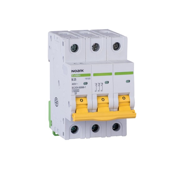 MINI-INTRERUPTOR 10 KA, CARACTERISTICA C, 16 A, 3-POLI Ex9BH 3P C16