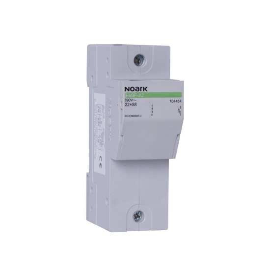 SEPARATOR CU FUZIBIL; FARA INDICATOR ARDERE FUZIBIL, PENTRU FUZIBIL 22X58MM 3PN 100A Ex9F-22 3PN 100A