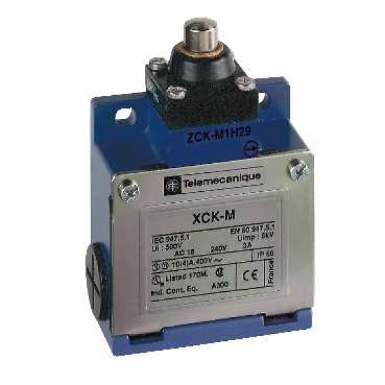 LIMITATOR XCKM - PLONJOR DE INCHIDERE METALIC - 1NO+1NC - SALT - PG11