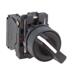 SELECTOR Ø 22 - 3 POZITII, OPRIRE IN POZ. - MANER STD. - NEGRU - 2 NO SELECTOR Ø 22 - 3 POZITII, OPRIRE IN POZ. - MANER STD. - NEGRU - 2 NO