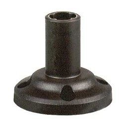 TUB SUPORT CU BAZA DE FIXARE L = 30 MM - PLASTIC TURNAT NEGRU - XVE TUB SUPORT CU BAZA DE FIXARE L = 30 MM - PLASTIC TURNAT NEGRU - XVE