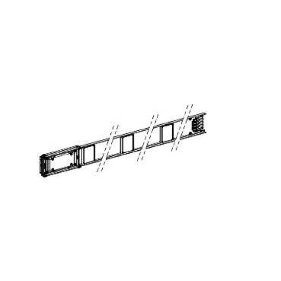 CANALIS - LUNGIME DREAPTA - 100 A - 3 TRAPE DERIVATIE