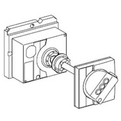 MANETA ROTATIVA PRELUNGITA - NEAGRA - PENTRU NSX100...250