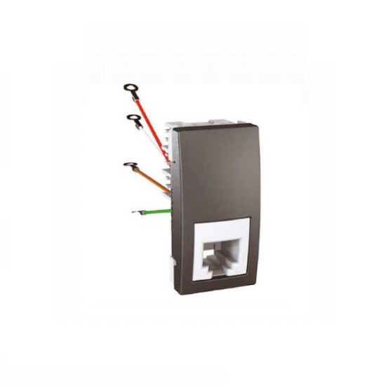 UNICA TOP - PRIZA TELEFON - RJ11 - 1 M - GRAFIT