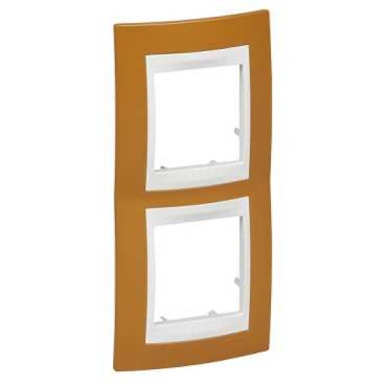 UNICA PLUS - RAMA DE ACOPERIRE - 4 M - 2 PORTI VERTICALE - PORTOCALIU/ALB