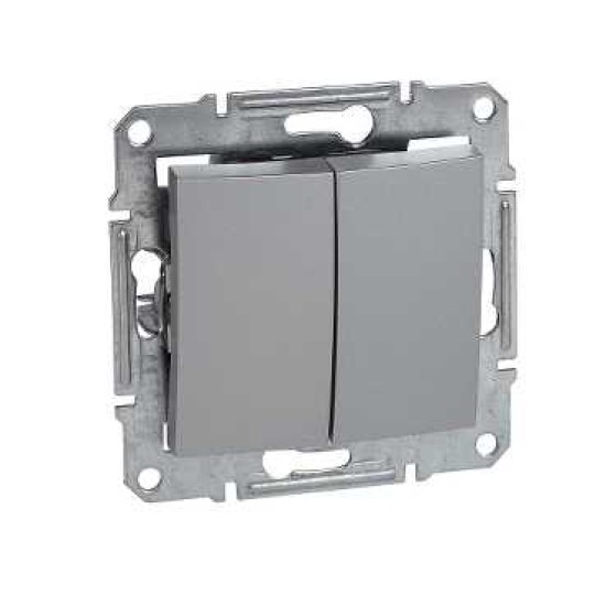 INTRERUPATOR ST 2 ALUMINIU SEDNA SDN0300160