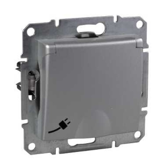 PRIZA ST 1 CP CU CAPAC IP44 GRI SEDNA SDN3100360
