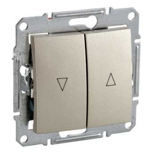 SEDNA - INTRERUPATOR STORURI - 10AX BLOCARE MECANICA, FARA RAMA TITAN