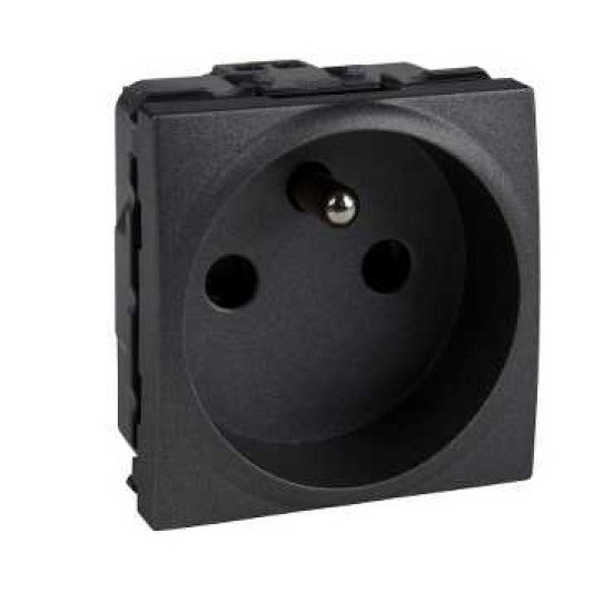 UNICA TOP/CLASS - 1 S.O. - 2P+E, OBTURATOARE, FR - 2 M - GRAFIT