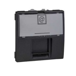 UNICA TOP/CLASS - CAPAC CONECTOR DATE RJ45 PENTRU AMP SI KROME - 2 M - GRAFIT