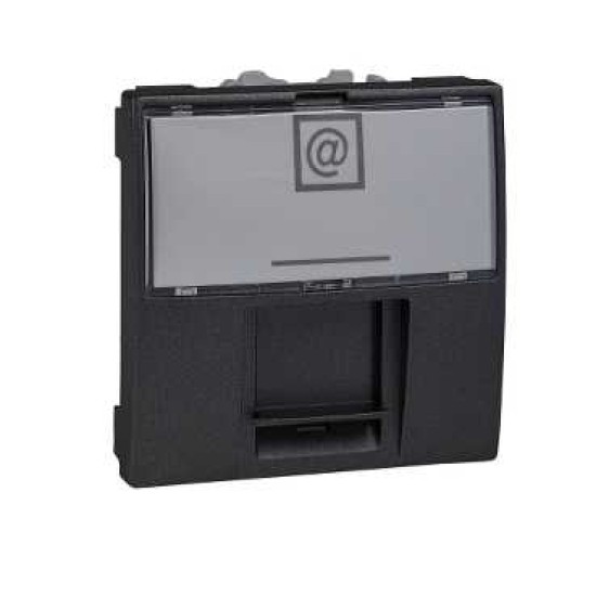 UNICA TOP/CLASS - CAPAC CONECTOR DATE RJ45 PENTRU AMP SI KROME - 2 M - GRAFIT