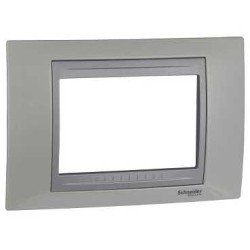 UNICA TOP - RAMA - 3 MODULE - ALB TOP/ALUMINIU