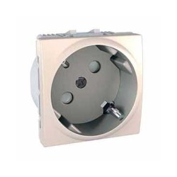 UNICA - PRIZA SIMPLA - 2P+E, OBTURATOARE, DE - 2 M - FILDES