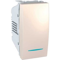 UNICA - COMUTATOR BASCULANT - MONODIR. - 10 AX 250 V C.A. - 1 M - IVORIU UNICA - COMUTATOR BASCULANT - MONODIR. - 10 AX 250 V C.A. - 1 M - IVORIU