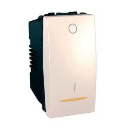 UNICA - INTRERUPATOR - DUBLU - 16 AX 250 V C.A. - 1 M - FILDES UNICA - INTRERUPATOR - DUBLU - 16 AX 250 V C.A. - 1 M - FILDES