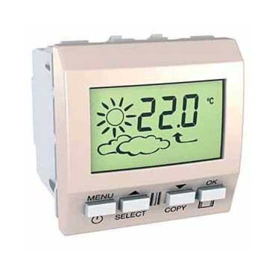 UNICA - STATIE METEO - 230 V C.A. - IVORIU UNICA - STATIE METEO - 230 V C.A. - IVORIU