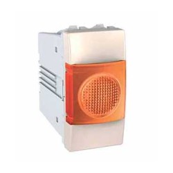 UNICA - LAMPA INDICATOR PLATA - 220 VCA - 1 M - ORANGE - FILDES