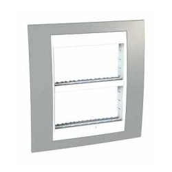 UNICA PLUS - RAMA (RAMA FIXA) - 2 POSTURI (H) - 2X4 M - GRI/ALB