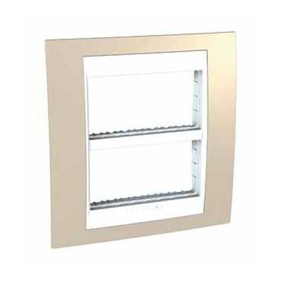 UNICA PLUS - RAMA (RAMA FIXA) - 2 POSTURI (H) - 2X4 M - NISIPIU/ALB UNICA PLUS - RAMA (RAMA FIXA) - 2 POSTURI (H) - 2X4 M - NISIPIU/ALB
