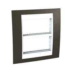 UNICA PLUS - RAMA (RAMA FIXA) - 2 POSTURI (H) - 2X4 M - CACAO/ALB