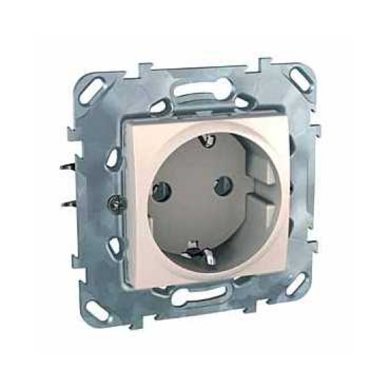 UNICA - 1 PRIZA ELECTRICA - 2P+E - GERMANIA - 2 M - IVORIU