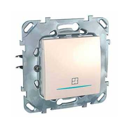 UNICA - COMUTATOR TEMPORIZAT - 230 V C.A. - 2 M - IVORIU