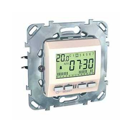UNICA - CEAS DESTEEPTATOR - 230 V C.A. - 2 M - IVORIU UNICA - CEAS DESTEEPTATOR - 230 V C.A. - 2 M - IVORIU