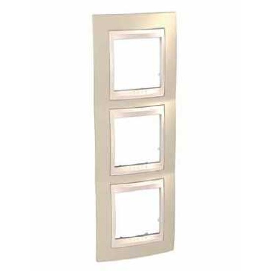 UNICA PLUS - RAMA DE ACOPERIRE - 6 M - 3 PORTI VERTICALE - NISIPIU/IVORIU