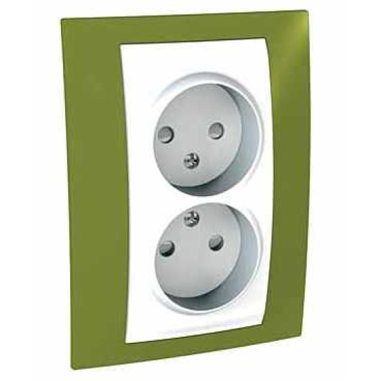 UNICA PLUS - PRIZA DUBLA COMPLETA , UK - 4 M - ALB/FISTIC