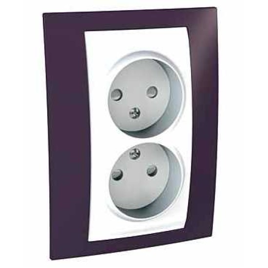 UNICA PLUS - PRIZA DUBLA COMPLETA , UK - 4 M - ALB/GRANAT