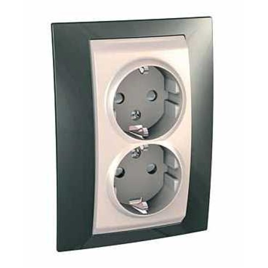 UNICA PLUS - PRIZA DUBLA COMPLETA - 2P+E, UK - 4 M - FILDES/SAMPANIE