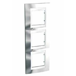 UNICA PLUS - RAMA - 3 POSTURI - CROM STRALUCITOR/ALB UNICA PLUS - RAMA - 3 POSTURI - CROM STRALUCITOR/ALB