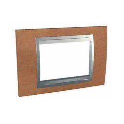 UNICA TOP - RAMA - 3 MODULE - CIRES/ALUMINIU UNICA TOP - RAMA - 3 MODULE - CIRES/ALUMINIU