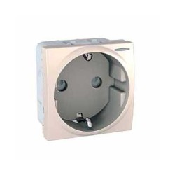 UNICA - PRIZA SIMPLA - 2P+E, OBTURATOARE, DE - 2 M - FILDES