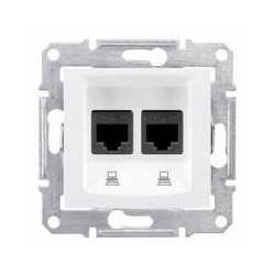 PRIZA ST 2 UTP CAT6 RJ45 ALB SEDNA SDN4800121