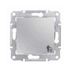 SEDNA - BUTON MONOPOLAR - 10AX SIMBOL COS DESEURI, FARA RAMA ALUMINIU