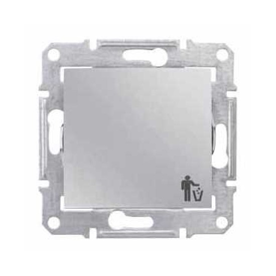 SEDNA - BUTON MONOPOLAR - 10AX SIMBOL COS DESEURI, FARA RAMA ALUMINIU