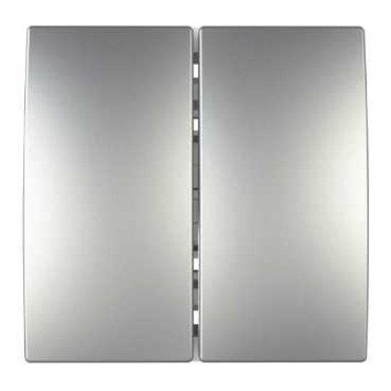 UNICA TOP - COMUT. BASC. - BIDIR. DUBLU - 10 AX 250 V C.A. - 2 M - ALUMINIU