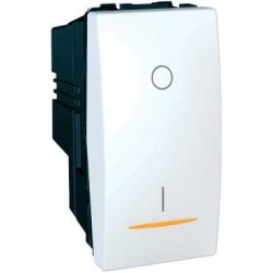 UNICA - COMUTATOR BASCULANT - MONODIR. - 16 AX 250 V C.A. - 1 M - ALB