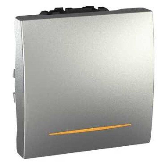 UNICA - COMUTATOR BASCULANT - MONODIR. - 16 AX 250 V C.A. - 2 M - ALUMINIU